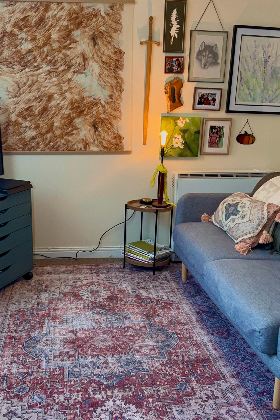 Cottagecore living room - dunelm rug 

#LTKuk