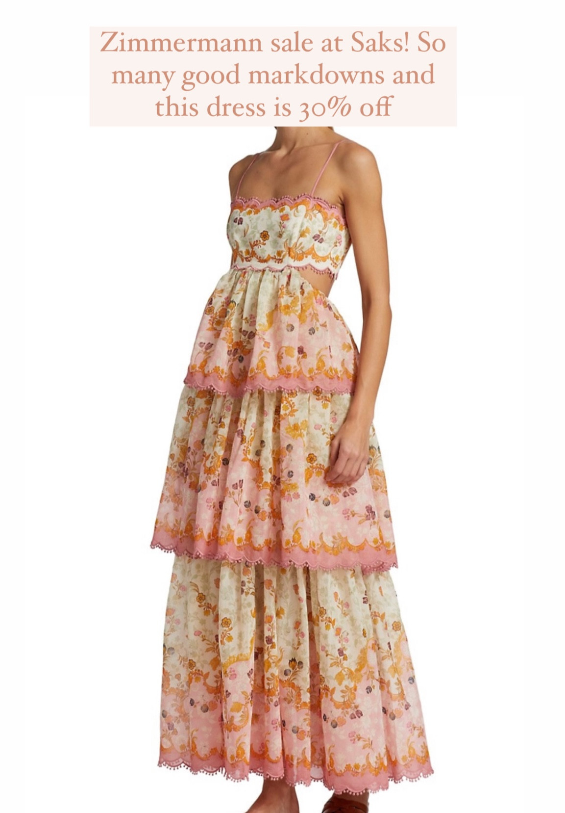 Huge Zimmermann sale at Saks! 30-40% off! 

#LTKstyletip #LTKsalealert #LTKwedding