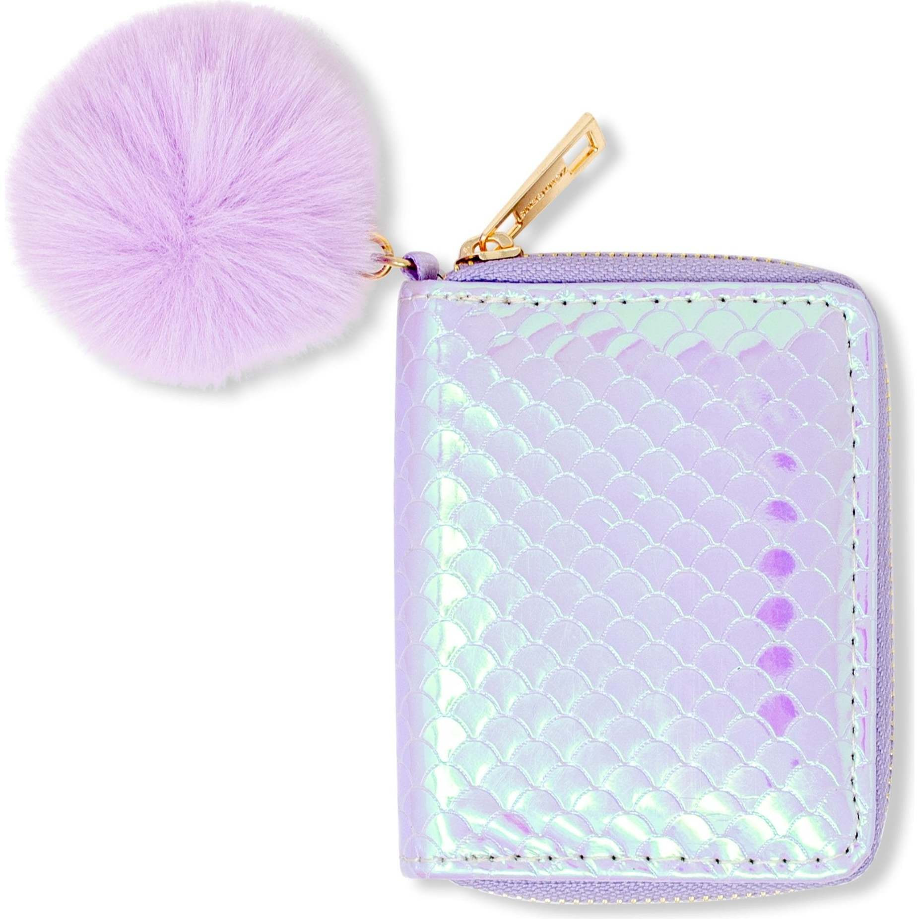 Mermaid Scale Wallet,  Purple | Maisonette