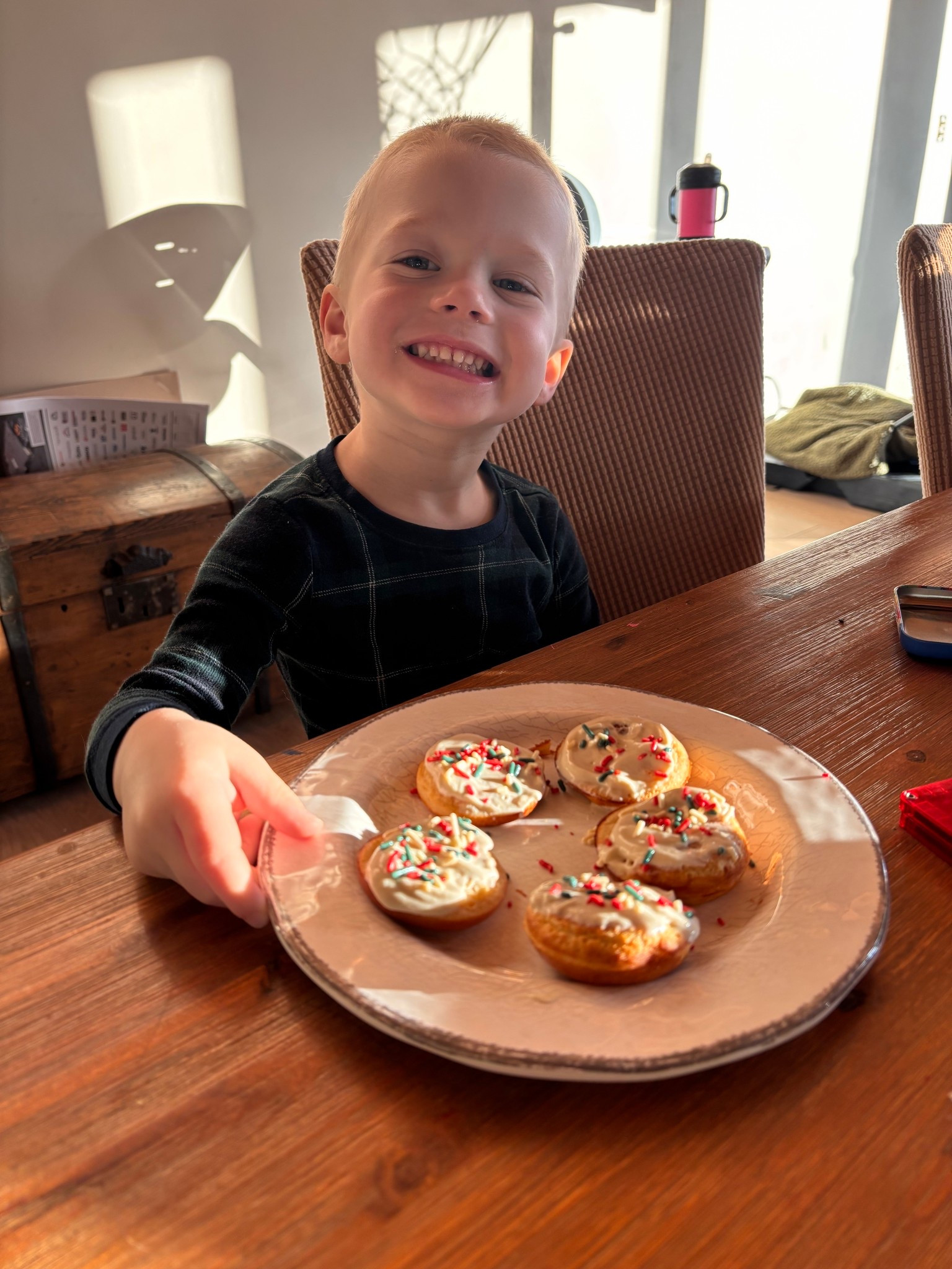 We love our little donut maker— we just use the kodiak pancake mix and put it in the donut maker! A favorite of the kids! 

#LTKmomlife #LTKmorningroutine #LTKdayinmylife