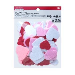Valentine's Day Heart Felt Stickers by Creatology™ | Michaels Stores