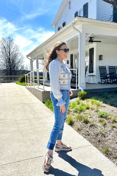Transitional spring weather style - found my exact cardigan for only $80! So cute and comfyortable

#LTKstyletip #LTKfindsunder100 #LTKSeasonal