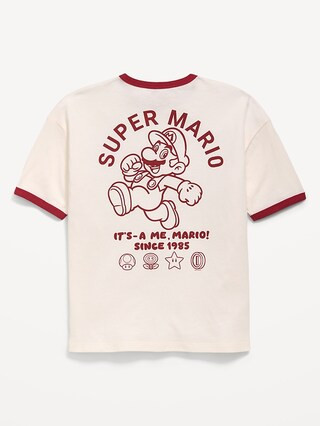 Super Mario™ Oversized Gender-Neutral Graphic T-Shirt for Kids | Old Navy (US)
