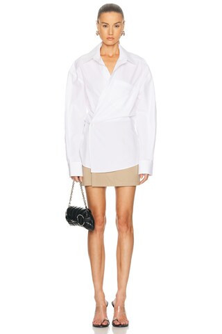 Alexander Wang KLEID in Weiß - White. Size 6 (also in 2, 4, 8). | FWRD 