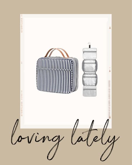 Kat Jamieson of With Love From Kat shares a hanging toiletry bag. Travel toiletry bag, makeup case, accessories bag, travel bag, makeup case.

#LTKtravel