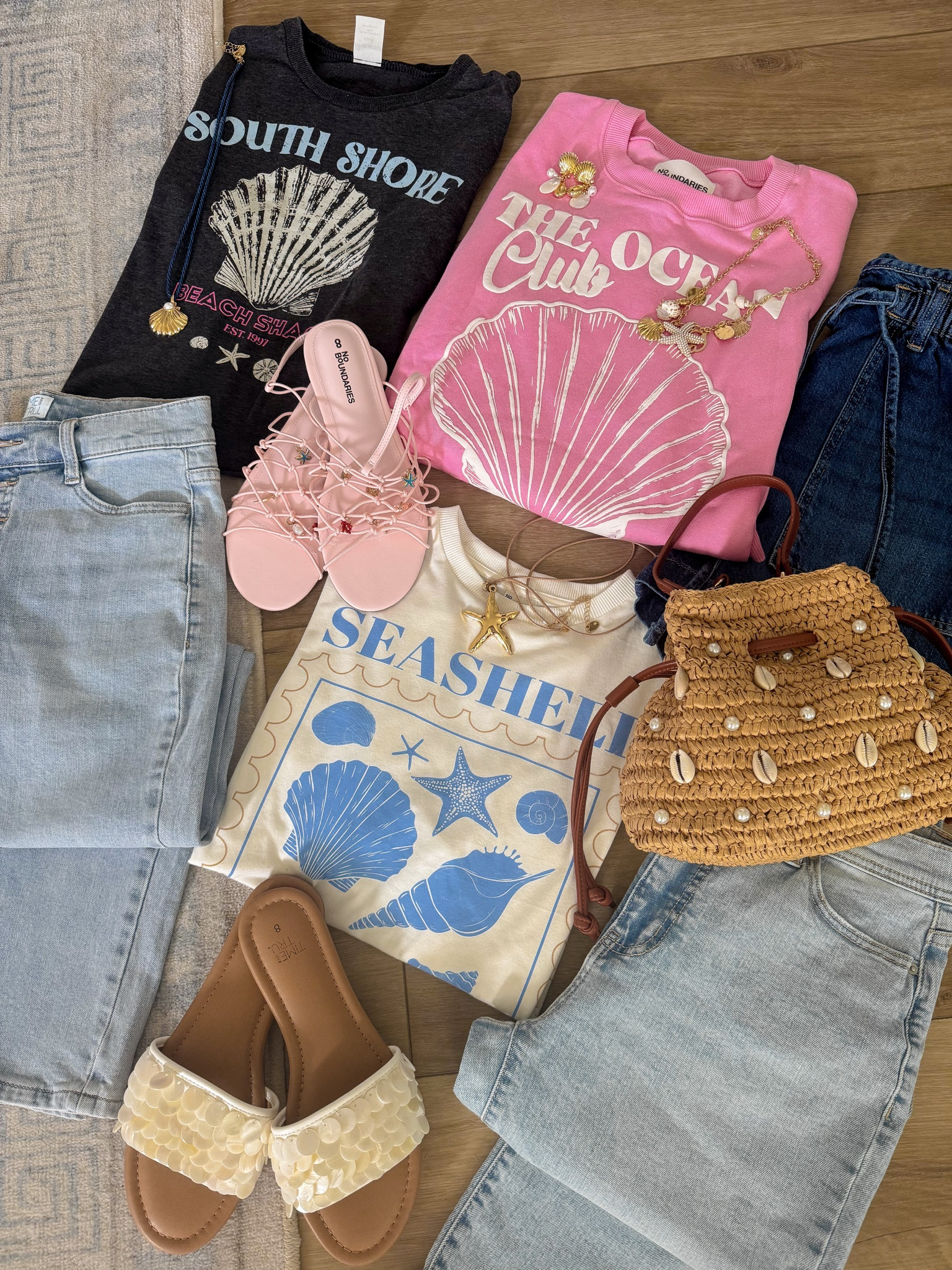 Some of the cutest Walmart fashion finds for spring and summer 🐚 I love putting outfits together like this because Walmart has so many pieces that mix and match perfectly.

From coastal graphic sweatshirts and seashell tees to denim, sandals, and woven bags, these are the kind of pieces that make getting dressed so easy. Everything has that relaxed beachy feel that’s perfect for vacation, spring weekends, or everyday casual outfits.

Walmart fashion continues to surprise me with how good the quality, styles, and prices are lately.

#WalmartFashion #WalmartFinds #SpringFashion #CoastalStyle #BeachyStyle #AffordableFashion #CasualOutfits #EverydayStyle #SummerOutfits #BudgetFriendlyFashion


#LTKPetite #LTKTravel