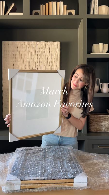 Your Amazon March favorites are in! My matted frames, marble ruffled bowl, this awesome cooler and fluted accent table, my must have furniture lifts and my realistic faux eucalyptus!! 

#LTKVideo #LTKhome #LTKstyletip