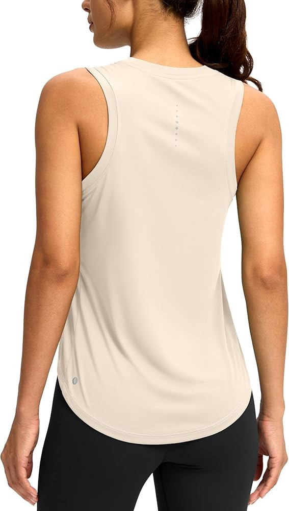 SANTINY Women's Sleeveless Workout Tops Lightweight Tennis Yoga Athletic Running Shirts Racerback... | Amazon (US)