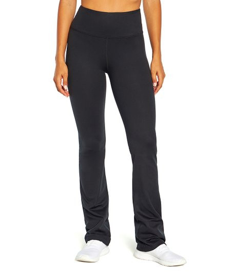 Balance Collection Black Ariana High-Waist Bootcut Pants - Women | Zulily