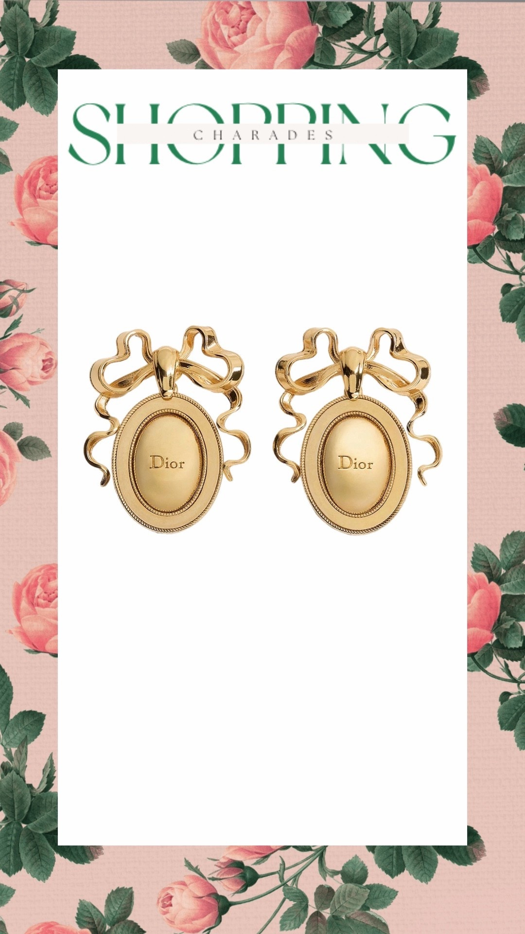 How fun are these designer earrings by Dior - the perfect statement accessory for spring outfits 2026. 

#LTKgrwm #LTKSeasonal #LTKootd