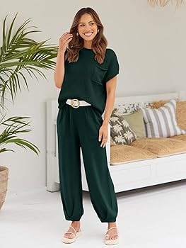 LILLUSORY 2 Piece Knit Sets For Women Trendy Sweatsuit Sets | Amazon (US)