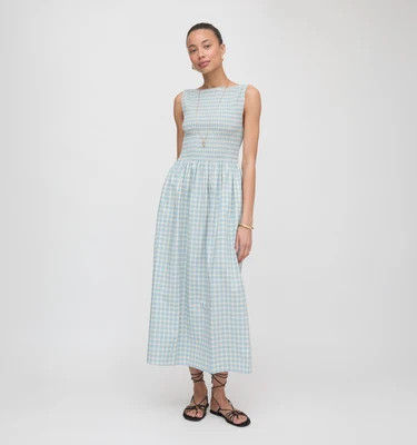 The Cosima Nap Dress - Blue/Red Gingham Blue/Red Gingham / XXXS | Hill House Home US