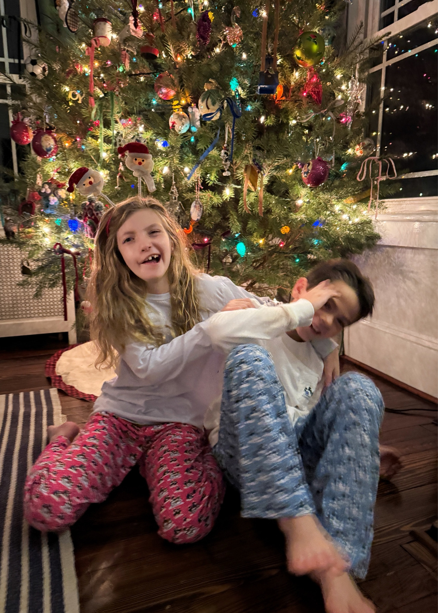 Colorful, magical, & a little blurry ✨🎄🎅 #tistheseason 