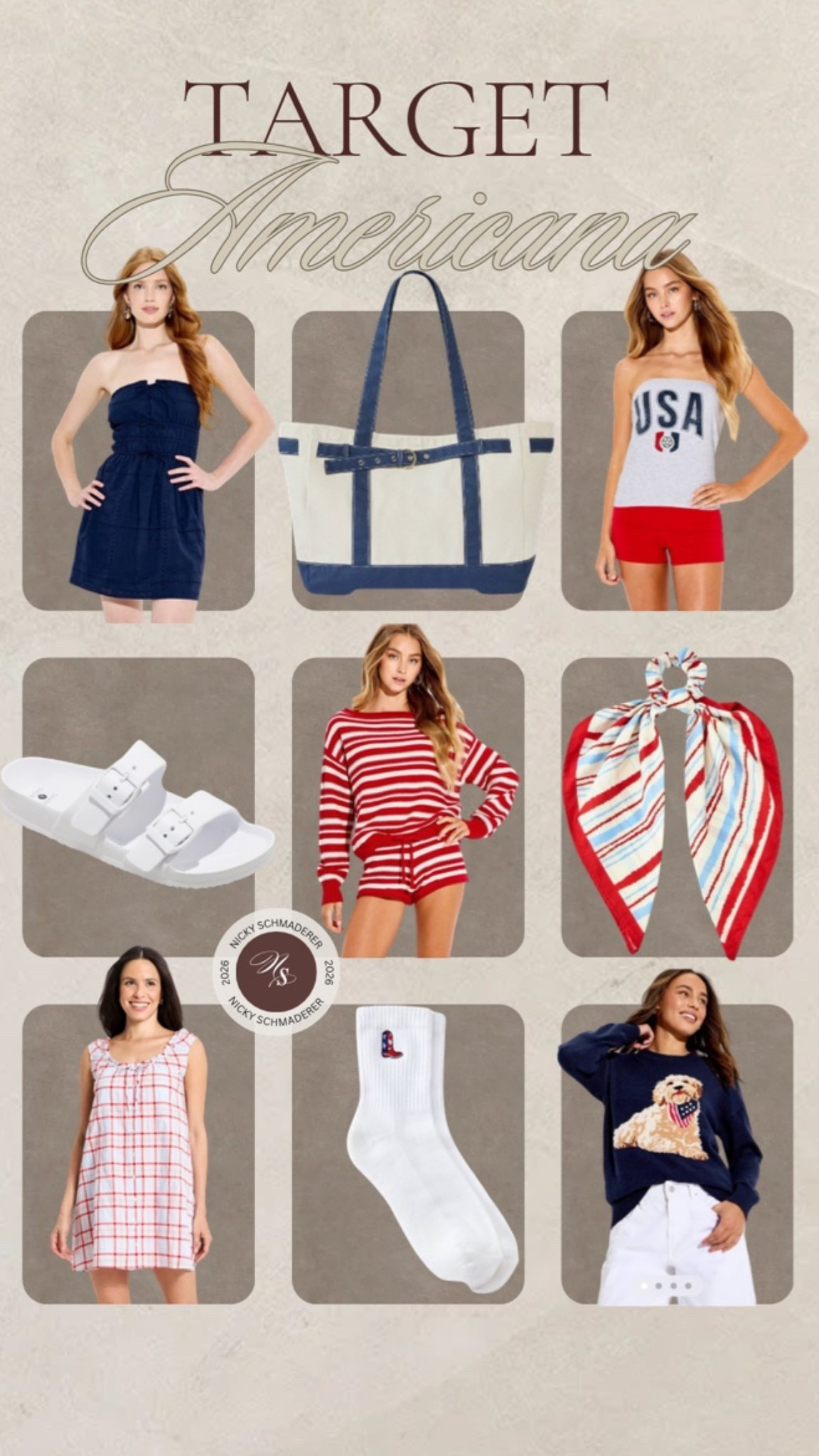Target Americana pieces at @Target // Memorial Day outfits // Fourth of July outfits

#LTKSeasonal #LTKootd