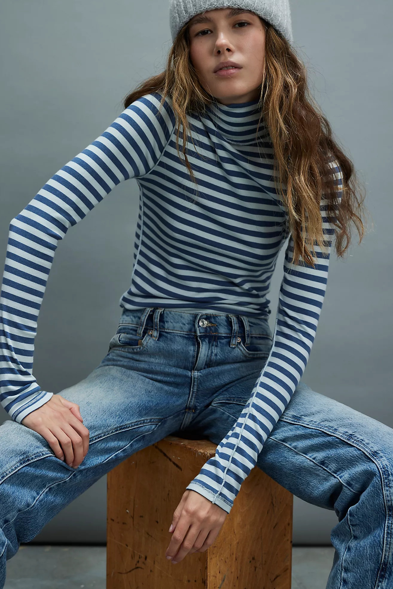 We The Free Good Good Stripe Turtleneck | Free People (Global - UK&FR Excluded)
