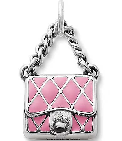 James Avery Enamel Purse Novelty Charm - Sterling Pink | Dillard's