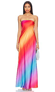 Show Me Your Mumu Taylor Tube Maxi Dress in Sunset Ombre from Revolve.com | Revolve Clothing (Global)