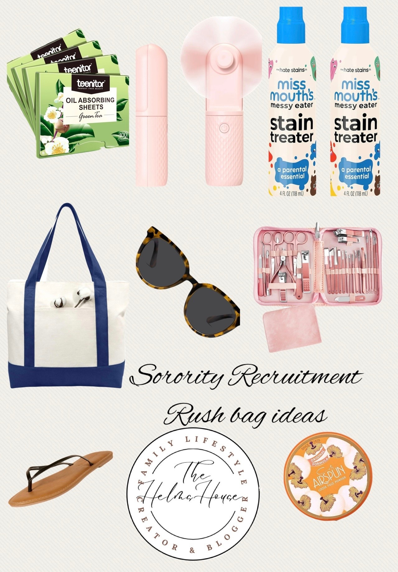 Get ready for sorority recruitment with these great ideas for your Rush bag! Keep everything on hand as you fill your days with meeting sororities ☺️

#LTKActive #LTKFindsUnder50 #LTKSaleAlert
