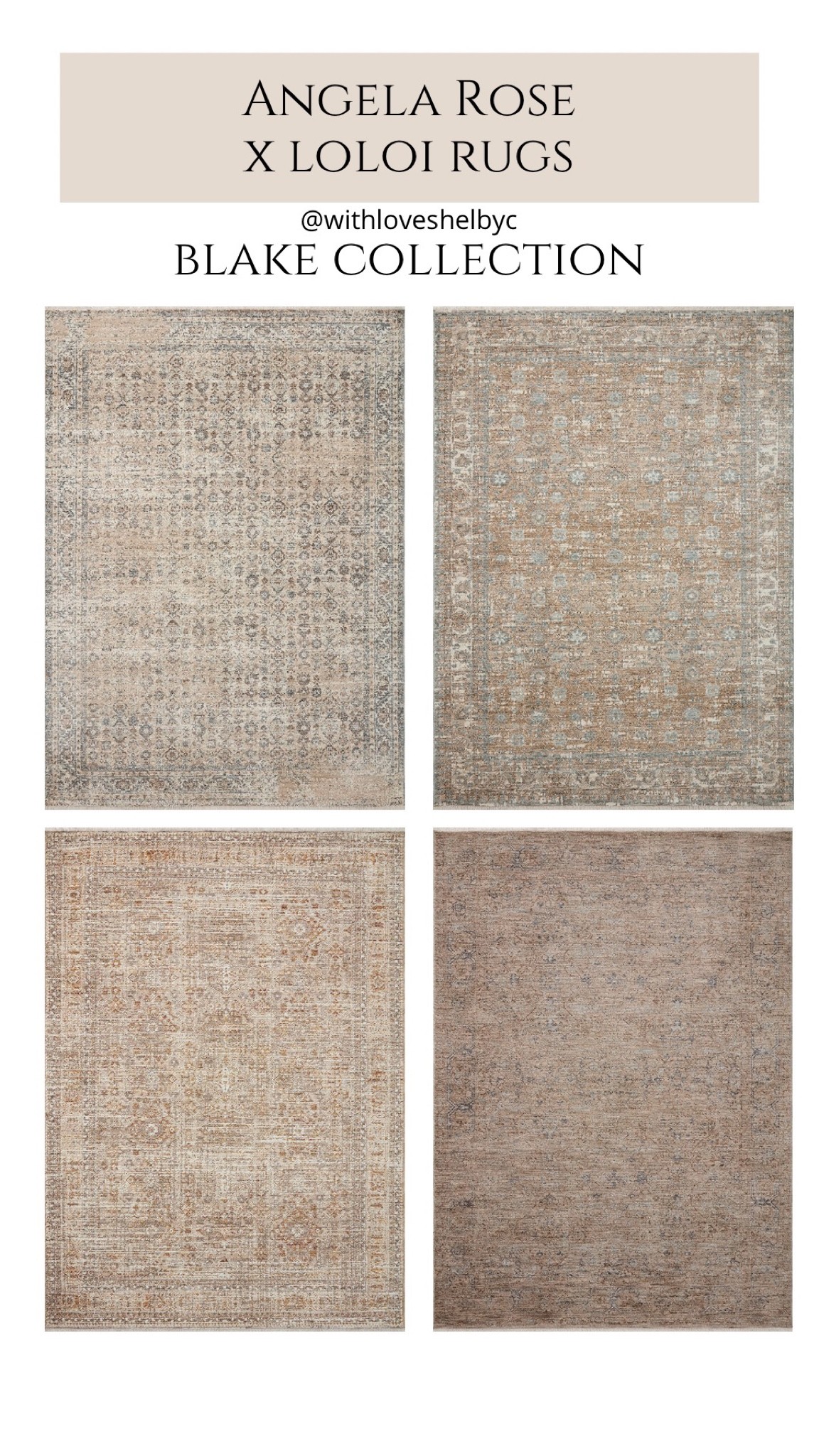 Angela Rose home, Loloi rugs 

#LTKhome #LTKunder50 #LTKunder100