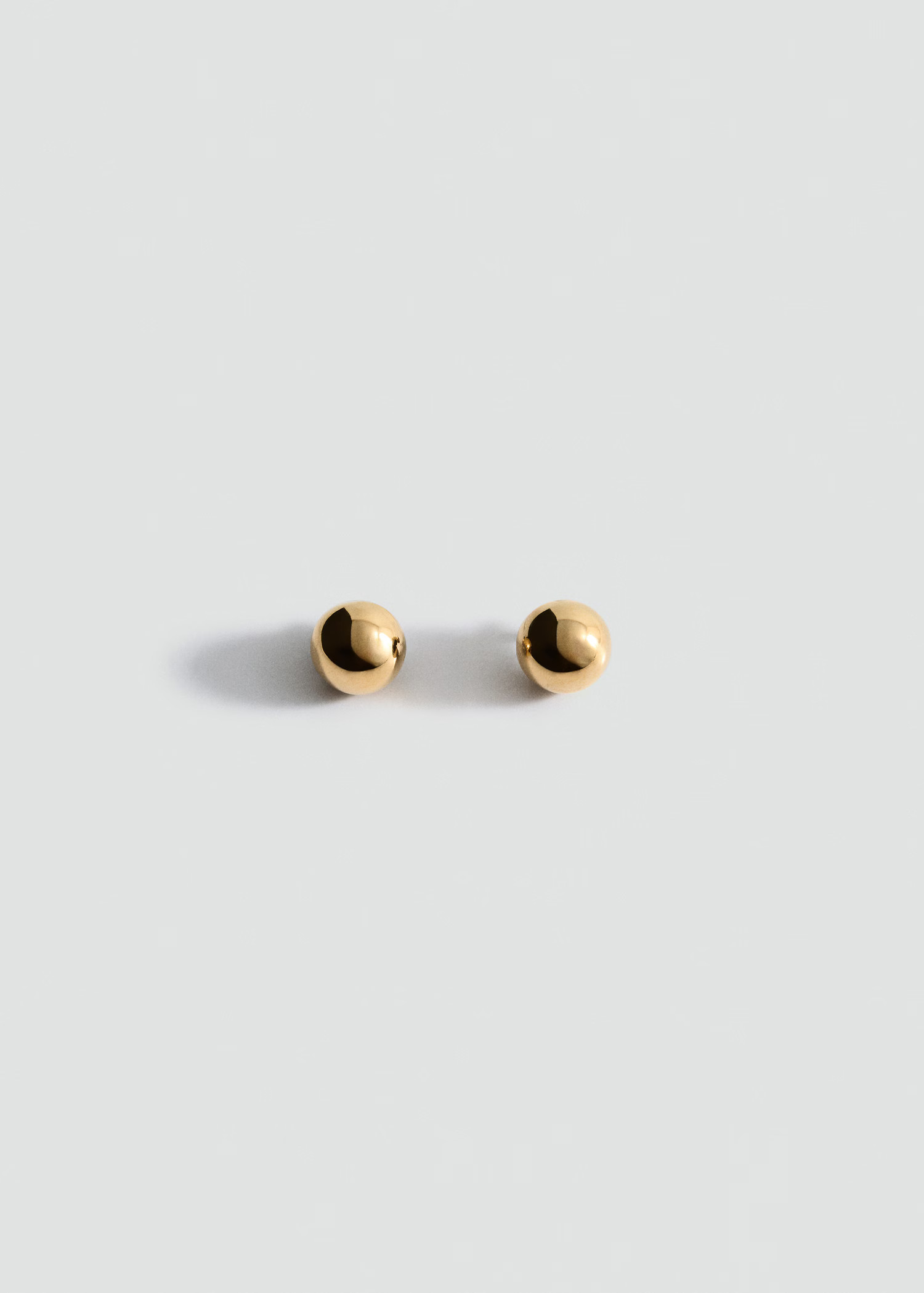 Stainless steel ball earrings - Women | MANGO United Kingdom | MANGO (UK)