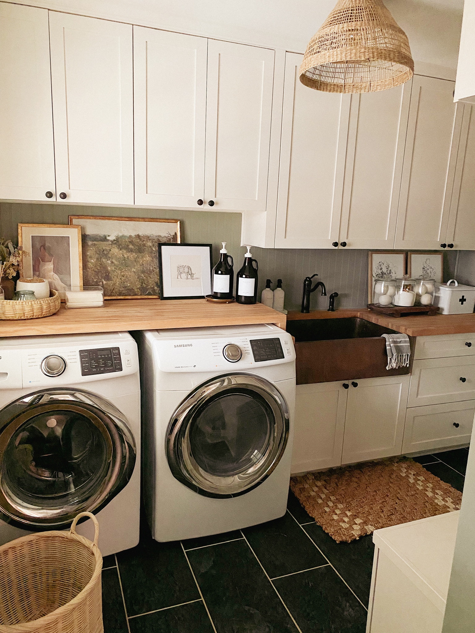 Laundry room decor, laundry room inspo, laundry room design ideas, countertop decor, target home decor, target framed art 

#LTKhome #LTKstyletip #LTKsalealert