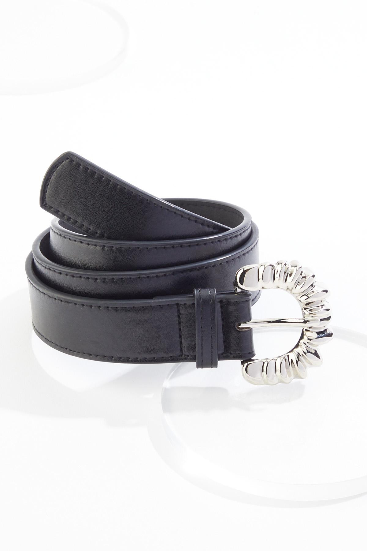 Silver Scallop Buckle Belt | Cato Fashions