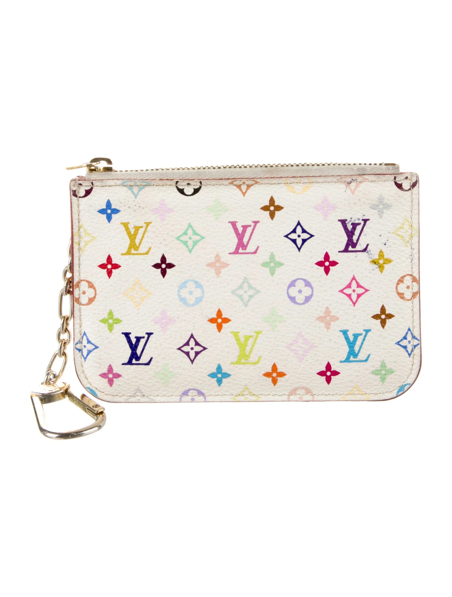 2011 Multicolore Monogram Pattern Key Holder | The RealReal