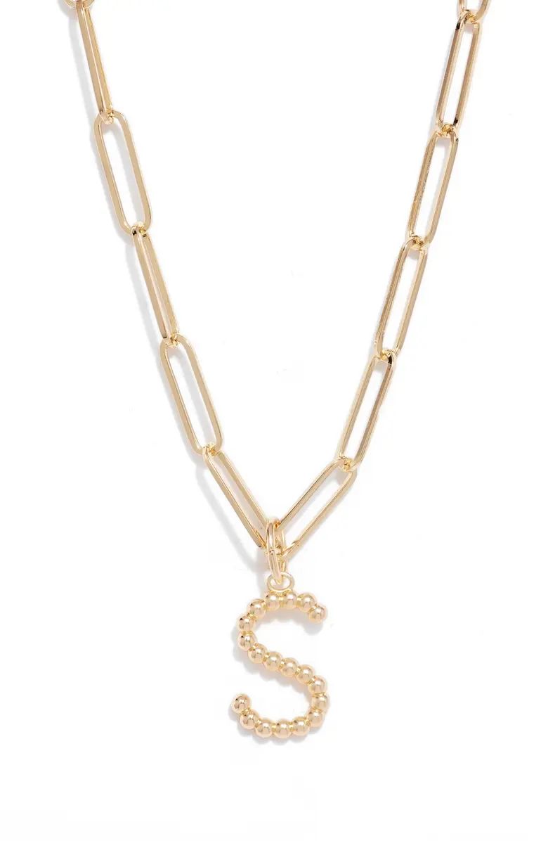 Beaded Initial Necklace | Nordstrom