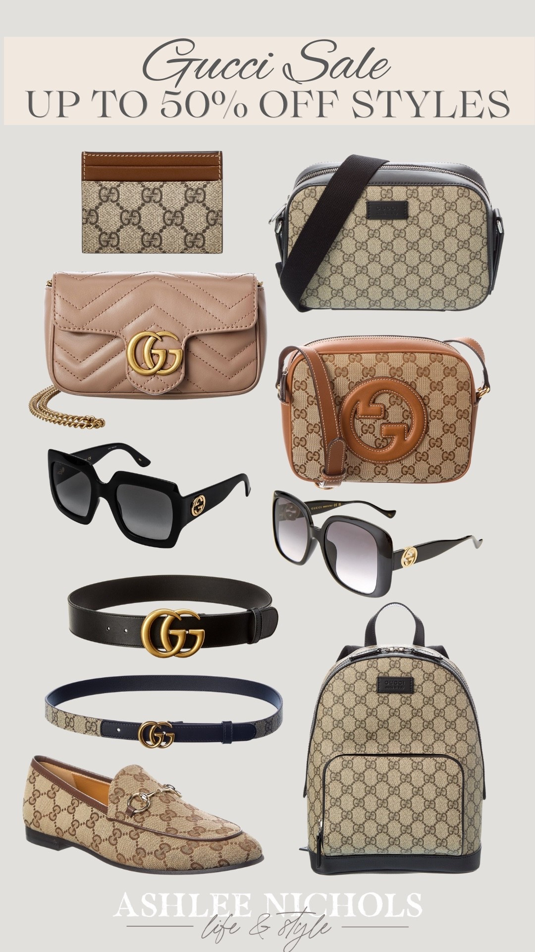 Gucci sale! Up to 50% off styles for a limited time!

Designer sale, loafers, Gucci sunglasses, backpack 

#LTKSaleAlert #LTKStyleTip #LTKItBag