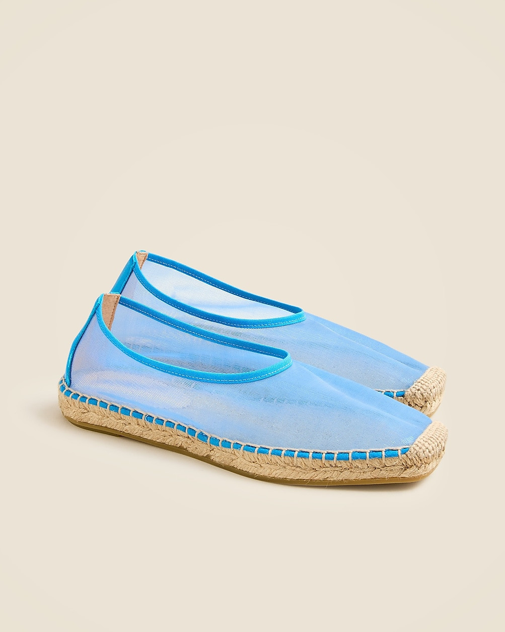 Made-in-Spain espadrille flats in mesh | J. Crew US