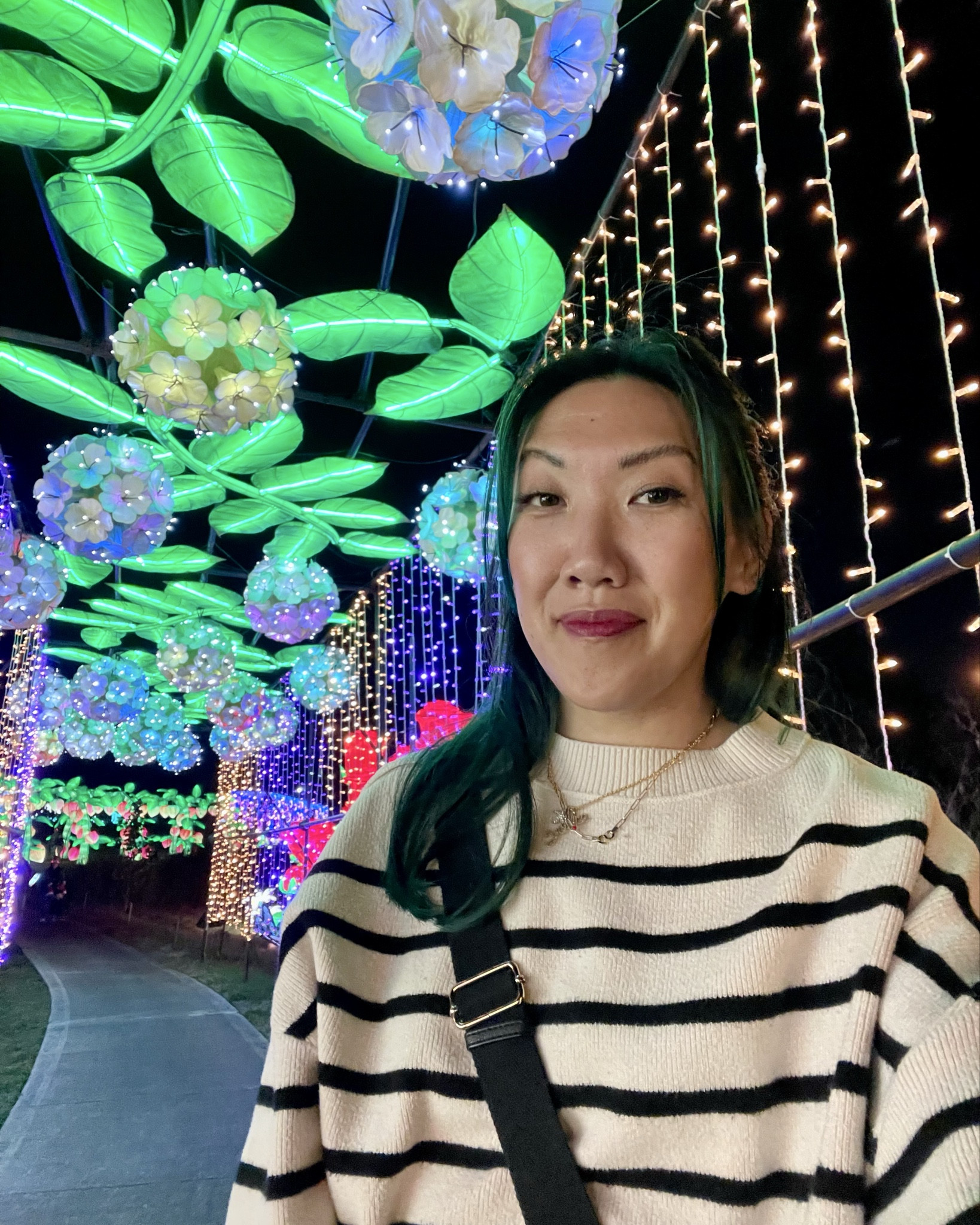 This black and apricot/off white /cream colored sweater goes with everything including the pants from my lounge set for a comfy but put together look. 

#LTKFindsUnder50 #LTKStyleTip