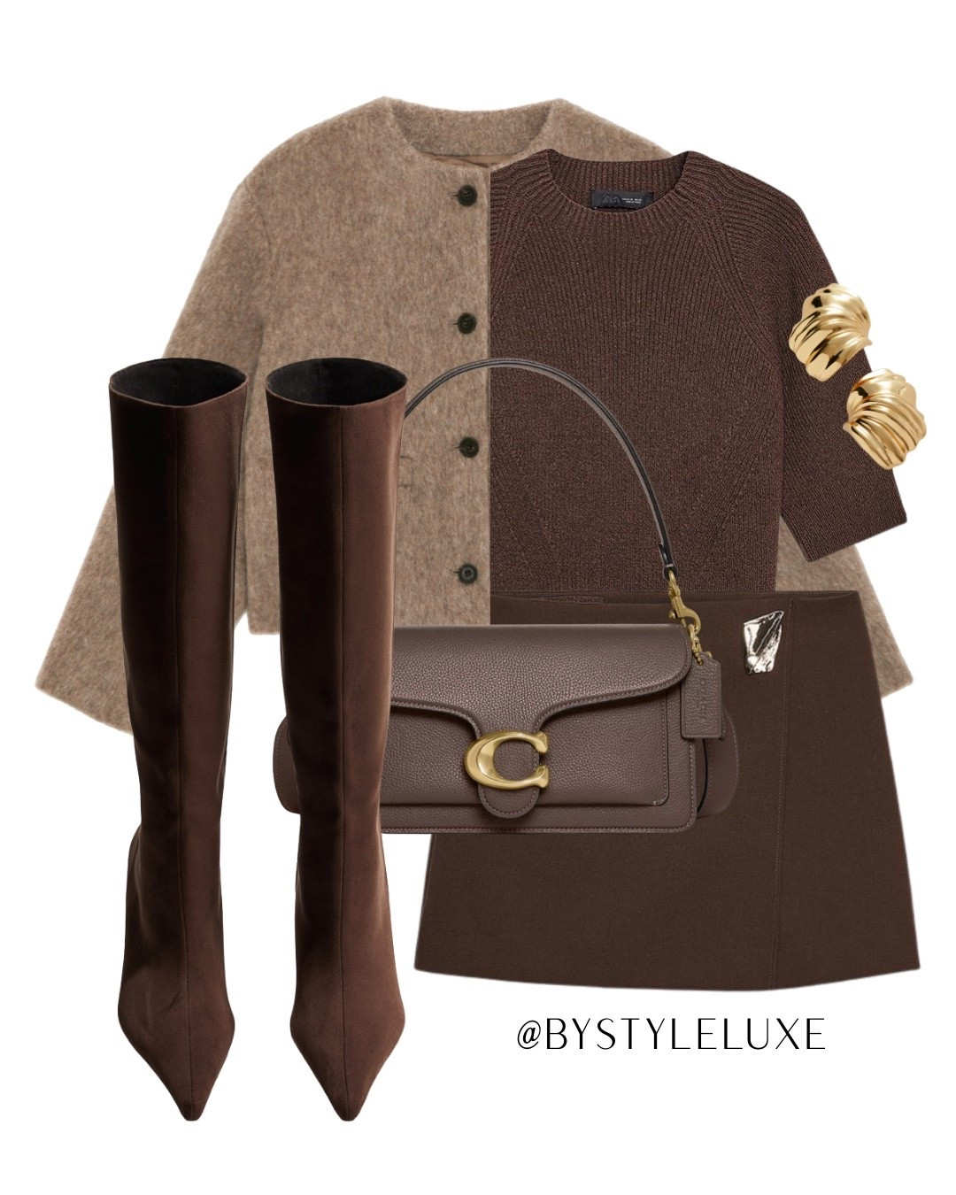 H&M Knee Boots - gorgeous brown suede knee high boots which will be a wardrobe staple. Style with jeans, skirts, dresses or trousers. 

#boots #suede #autumnoutfit 

#LTKautumn #LTKshoes #LTKbag