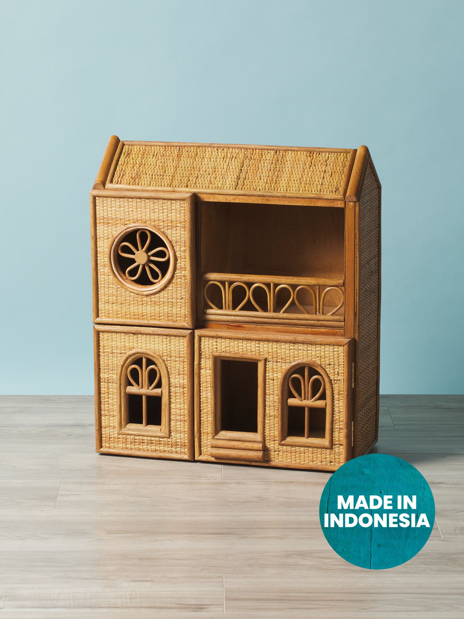 11x22 Kids Rattan Dollhouse | HomeGoods