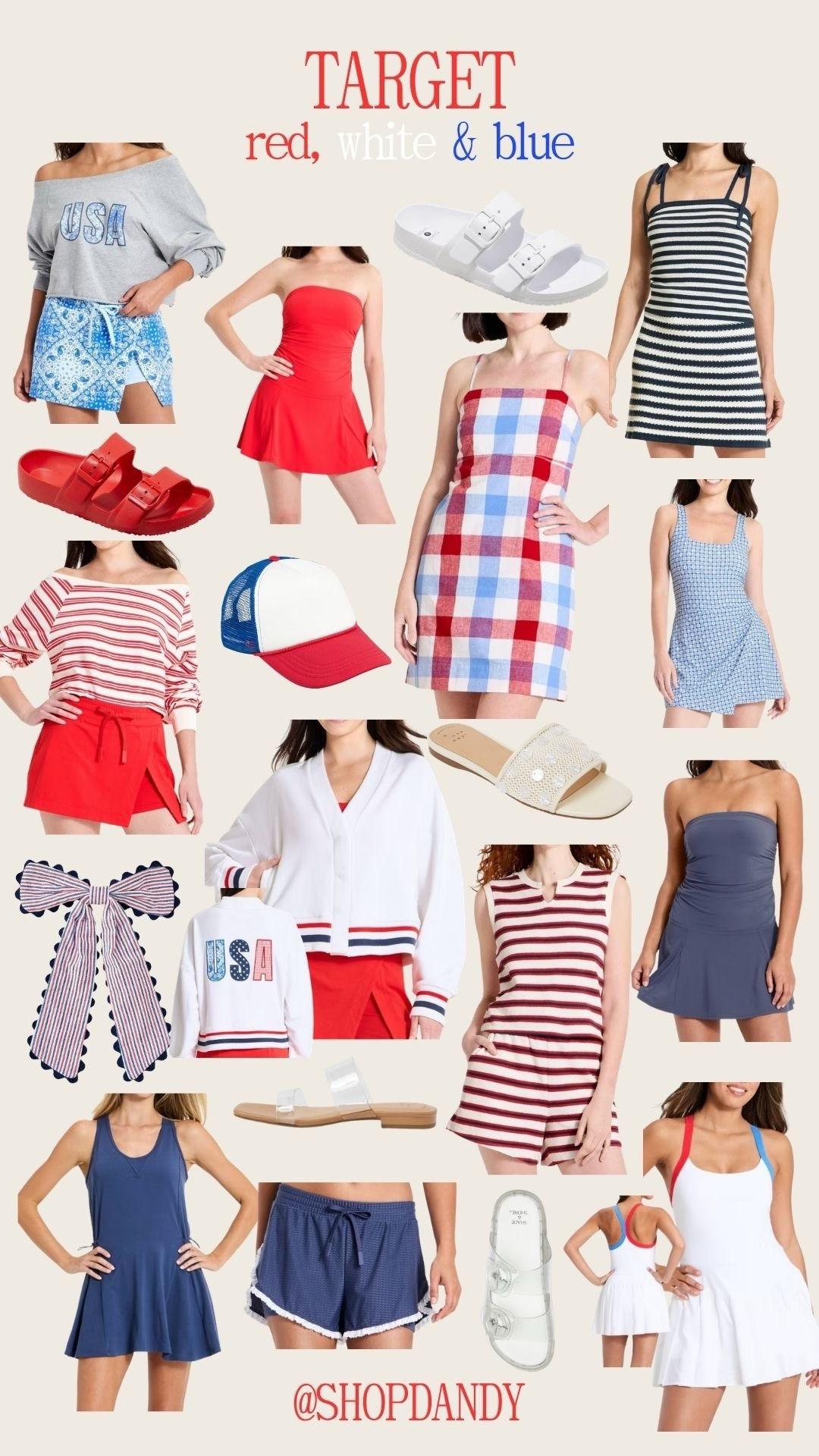 Target has the best red, white & blue selection right now! I need one of everything!

#LTKSeasonal #LTKgrwm #LTKootd