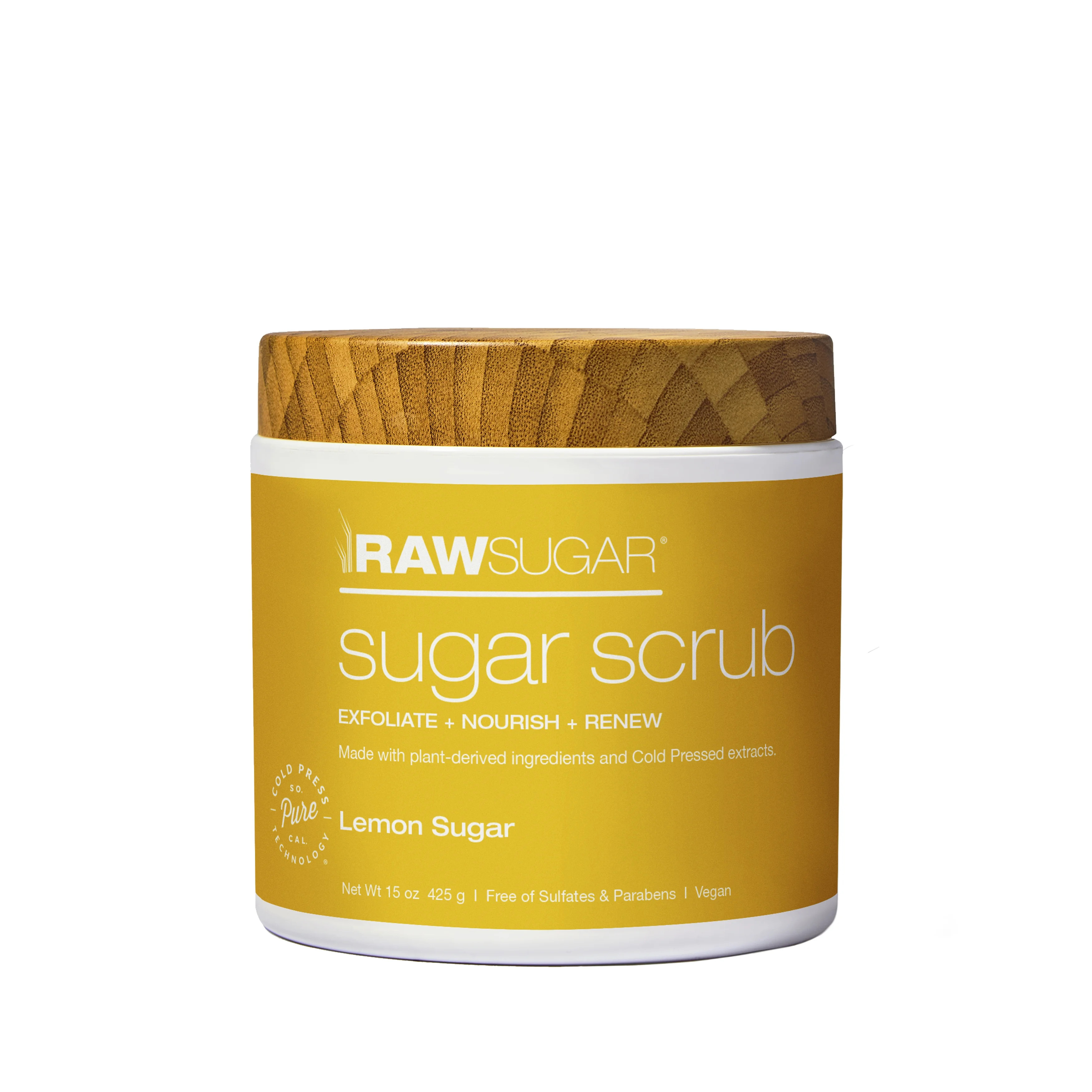 Raw Sugar Sugar Scrub Lemon Sugar 15 oz | Walmart (US)