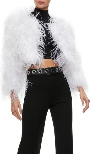 Kidman Feather Crop Jacket | Nordstrom