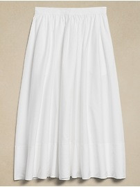 Ariella Poplin Midi Skirt | Banana Republic (US)