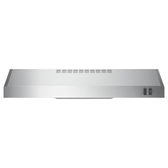 GE 30-in 200-CFM Convertible Stainless Steel Under Cabinet Range Hoods Undercabinet Mount | Lowe's