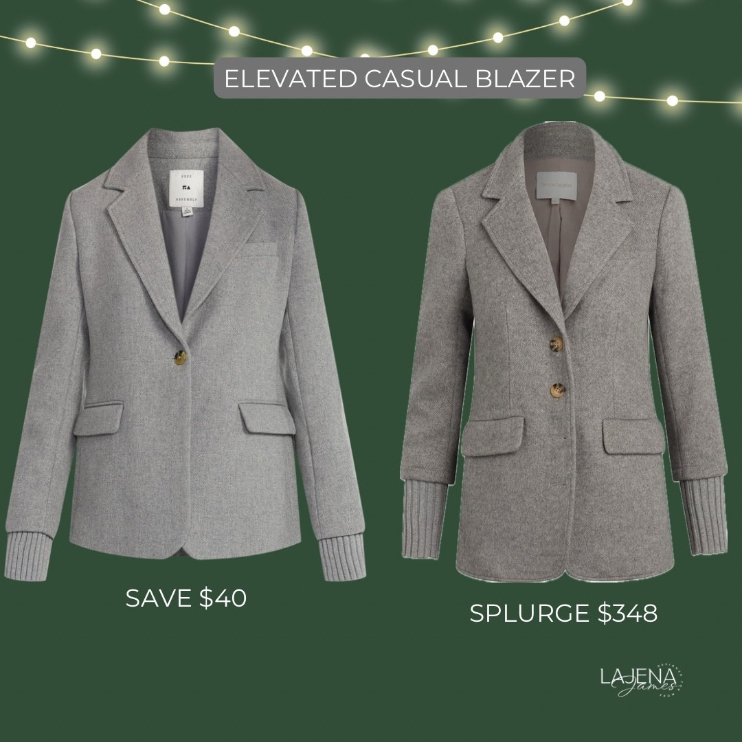 Elevated casual blazer! Choose to splurge or save with this one. 

#LTKTravel #LTKOver40 #LTKWorkwear