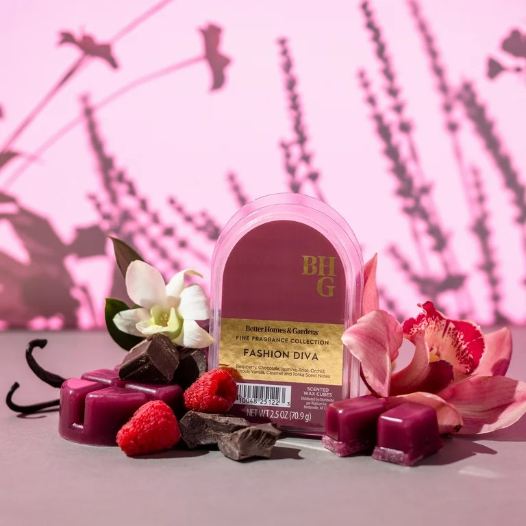 Better Homes & Gardens Fine Fragrance Collection, Fashion Diva Scented Wax Melts 2.5oz - Walmart.... | Walmart (US)