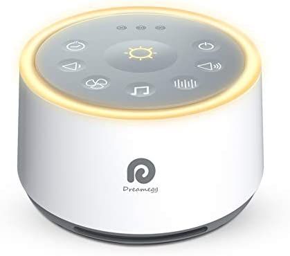Dreamegg D1 Sound Machine - White Noise Machine with Baby Night Light for Sleeping, High Fidelity... | Amazon (US)