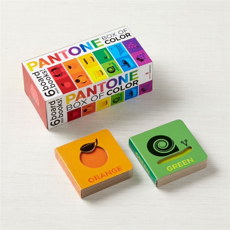 Pantone: Box of Color Baby Board Books, Set of 6 + Reviews | Crate & Kids | Crate & Barrel