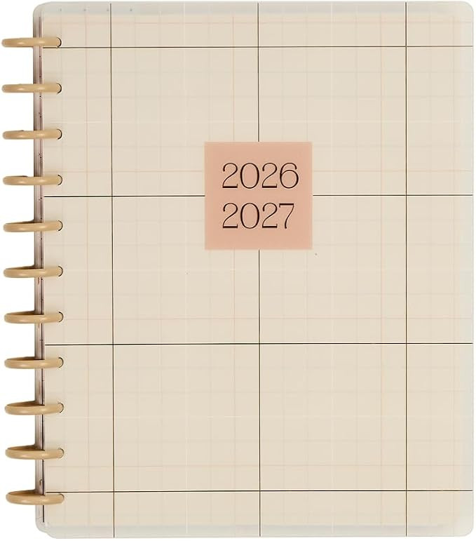 Happy Planner Disc-Bound Planner July 2026–June 2027, Big Size | Includes 3 extra months and 2 ... | Amazon (US)