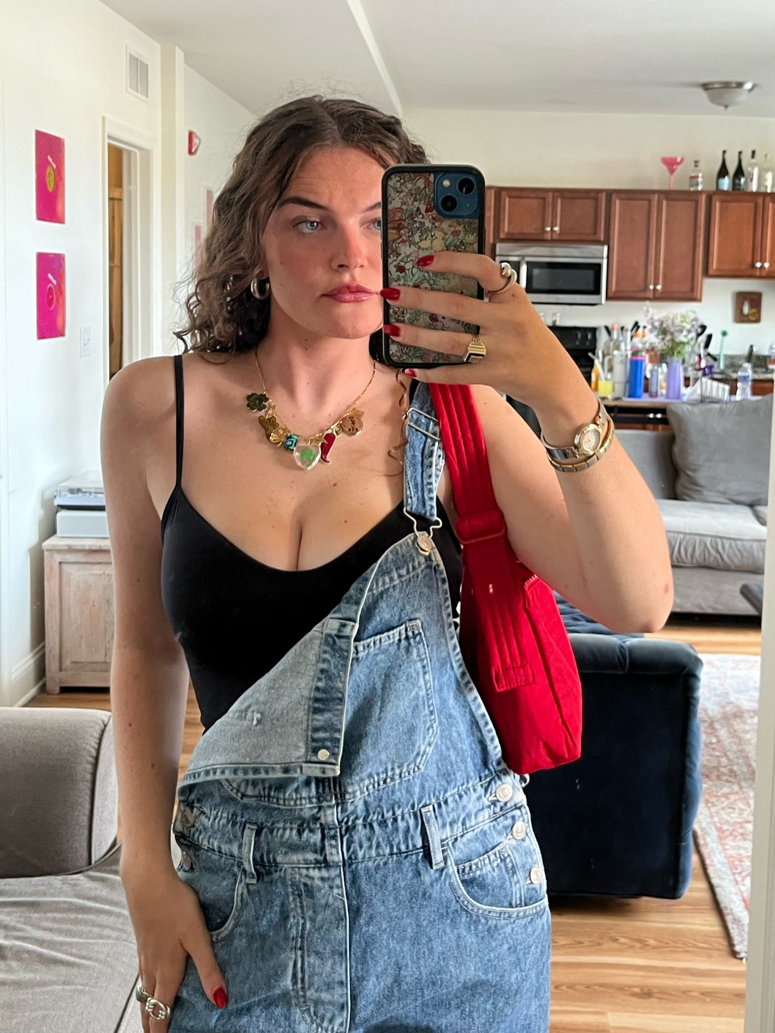 Bright summer reds 🍎
Red Baggu Mini bag
free people overalls - so comfortable and perfect!!!
Charm necklace from depop but I’m obsessed with the ones from free people!!!

#LTKItBag #LTKSeasonal #LTKStyleTip