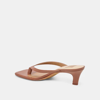 Ramia Cognac Leather Heels | Dolce Vita | DolceVita.com