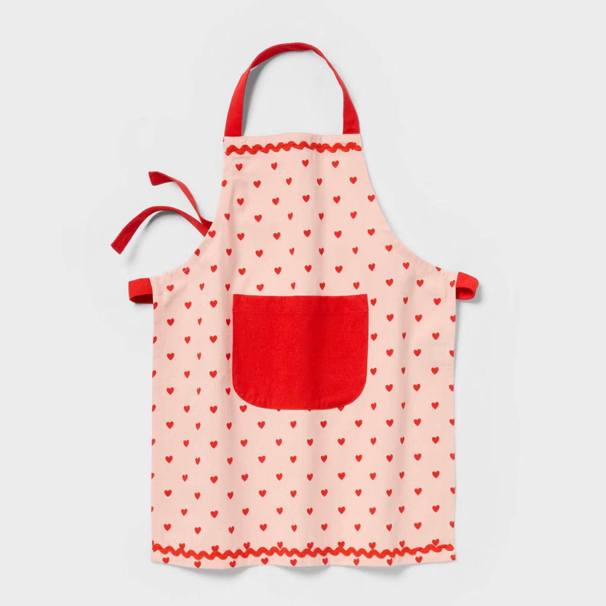 Kids' Striped with Hearts Apron Red - Pillowfort™ | Target