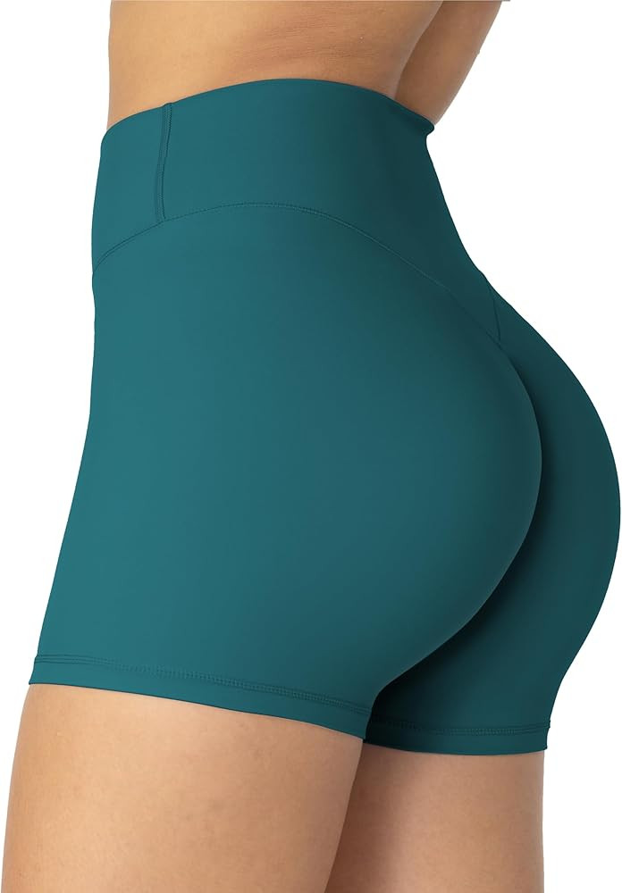 Sunzel Women's Invisible Butt Scrunch Shorts, High Waisted Biker Shorts, Gym Workout Yoga Running... | Amazon (US)