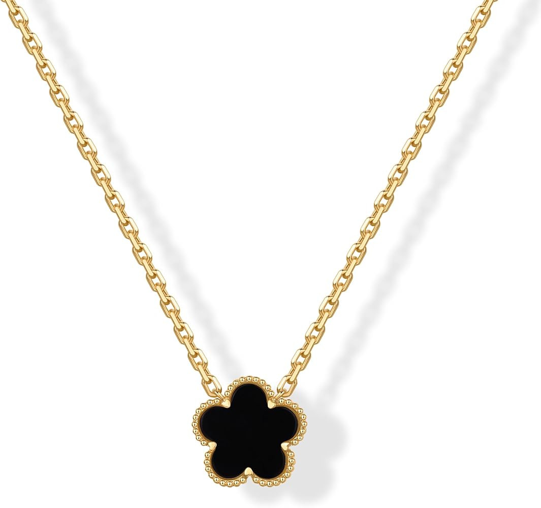 PAVOI 14K Gold Plated Clover Necklaces for Women - Lucky Four Leaf Clover Necklace Pendant - Tren... | Amazon (US)