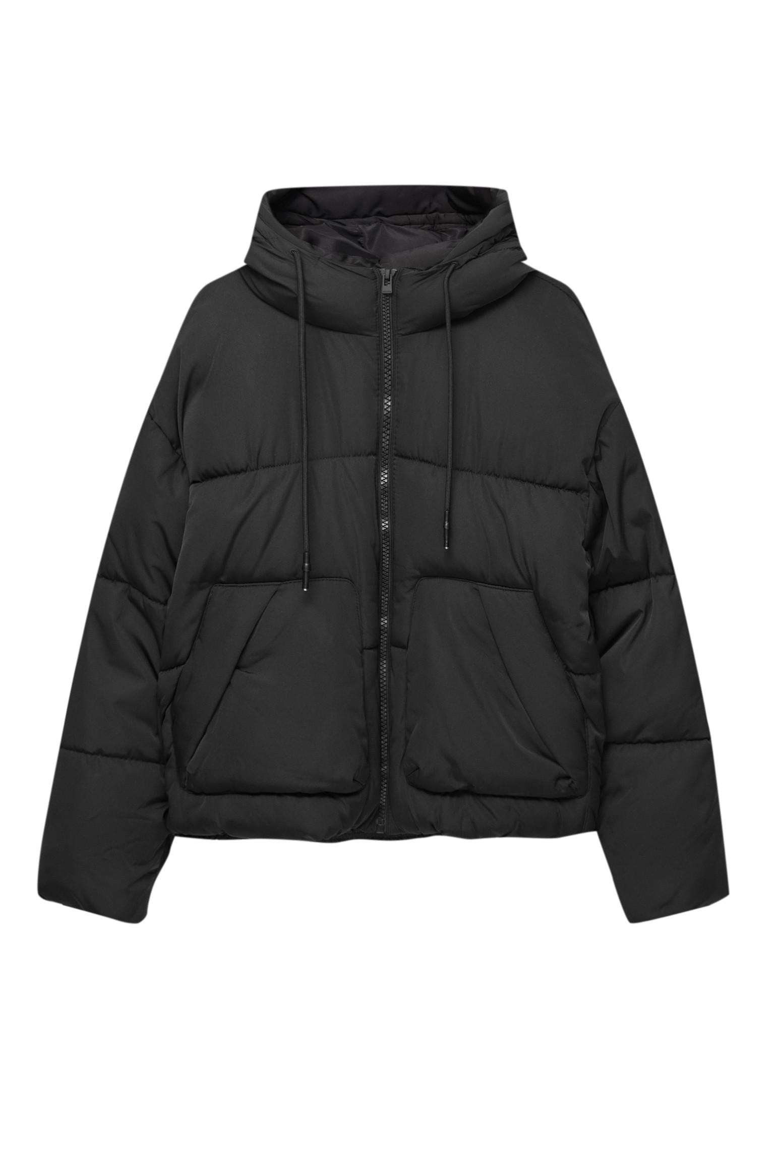 Hooded puffer jacket | PULL and BEAR UK