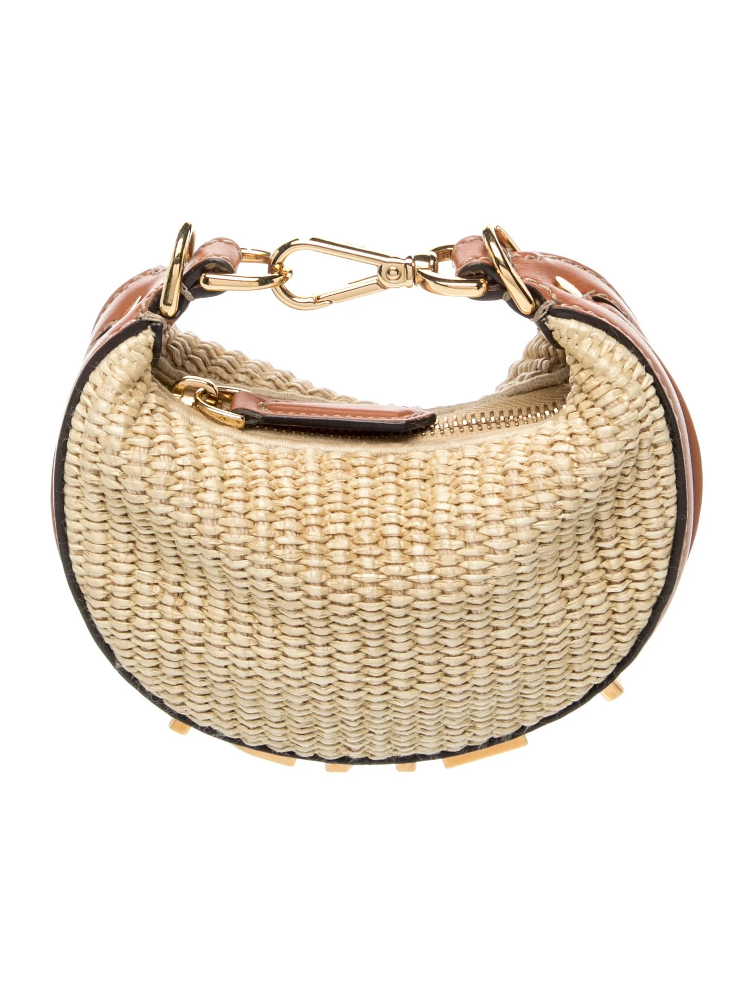 Fendi Raffia Fendigraphy Small Hobo Bag Mini 2023 - Neutrals Mini Bags, Handbags - FEN431040 | Th... | The RealReal